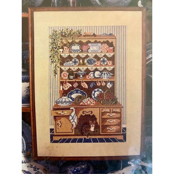 Vintage Glorafilia The Dresser 10 1/2”X15 3/4” Counted Cross Stitch Kit … - Picture 3 of 7